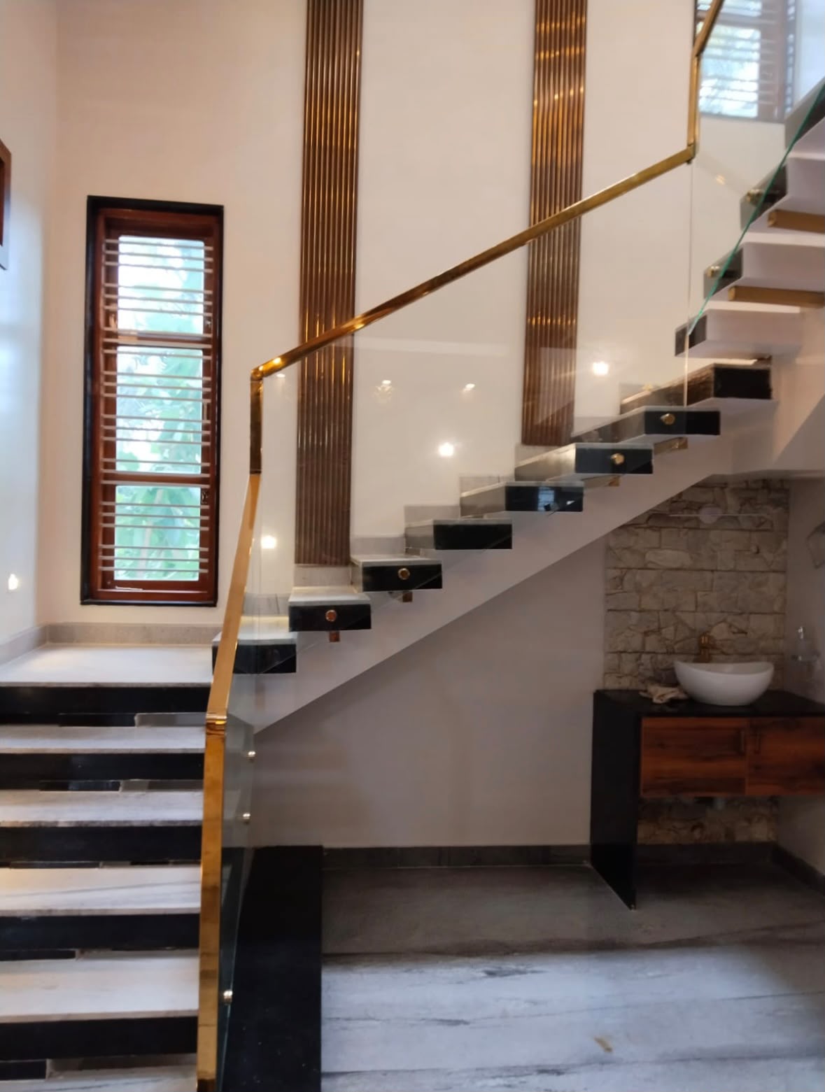 PVD Gold Railing