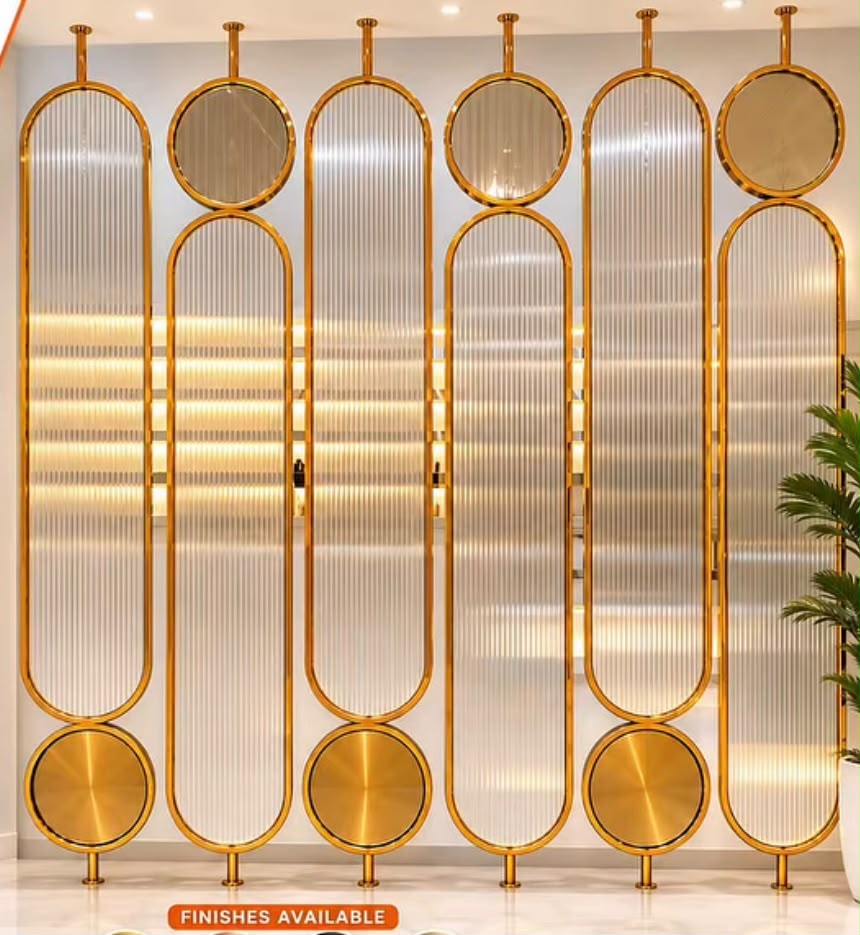 PVD Rose Gold Partitions